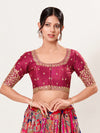 Designer Embroidered Sleeve With Neckline Wedding Special Blouse