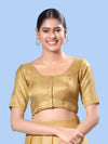 Brocade Essentials Round Neck Blouse