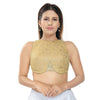High Neck Round Waist Blouse