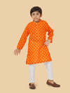 Boys Polka Dot Kurta Pyjama Set