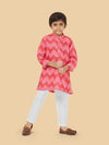 Boys Festive Printed Kurta Set