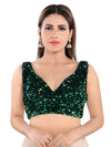 Partywear Special Sequence Velvet Blouse