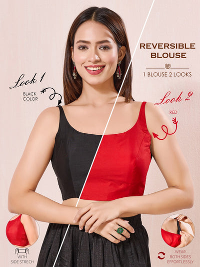 Reversible Blouses with Side Stretch: 1 Blouse, 2 Looks | VAMAS