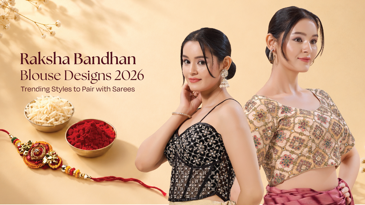 Raksha Bandhan Blouse Designs 2026: Trending Styles to Pair with Sarees