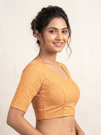 Vamas Dobby Stretchable Readymade Blouse
