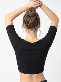 Vamas Ribbed Stretchable Readymade Blouse