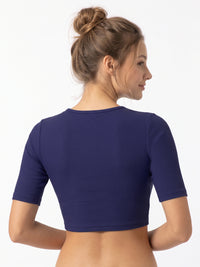 Vamas Ribbed Stretchable Readymade Blouse