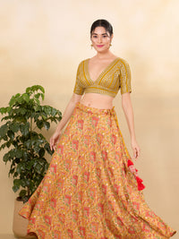 Gota Work Plunging V Designer Blouse