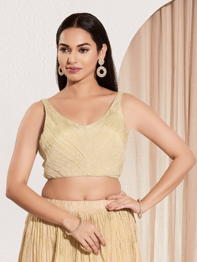 Designer Crush Tissue V Neck Blouse
