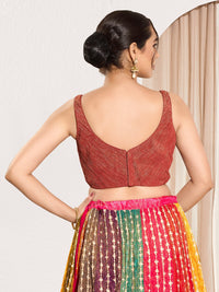 Designer Crush Tissue V Neck Blouse
