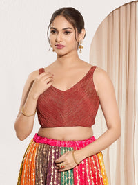 Designer Crush Tissue V Neck Blouse