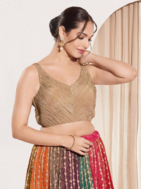 Designer Crush Tissue V Neck Blouse