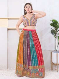 Designer Multi Lace Blouse