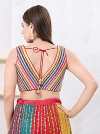 Designer Multi Lace Blouse