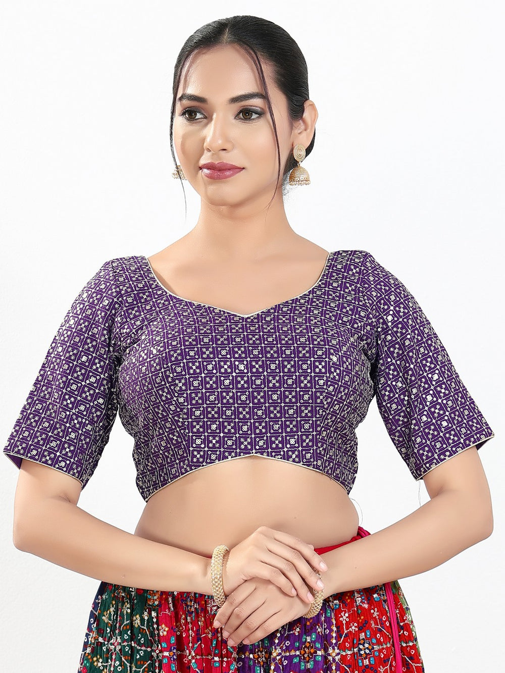 Red Pujo Special Blouse