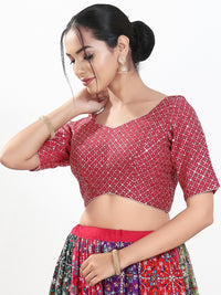Red Pujo Special Blouse