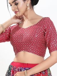 Red Pujo Special Blouse