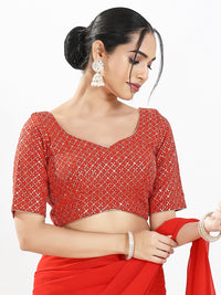 Red Pujo Special Blouse