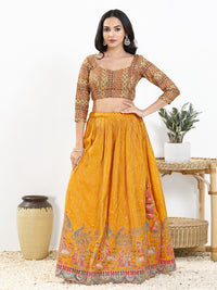 Zari Embroidered Sweetheart Neck Blouse