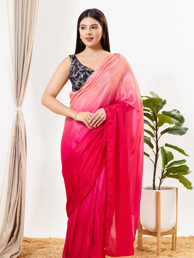 Net Fabric Sequence Paan Neck Sleeveless Blouse