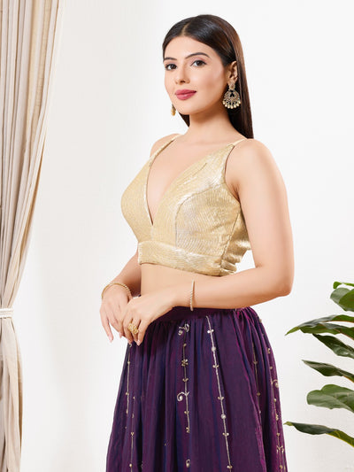 Sequence Spegetti Party Wear Blouse