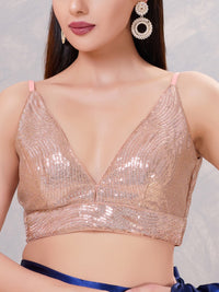 Sequence Spegetti Party Wear Blouse