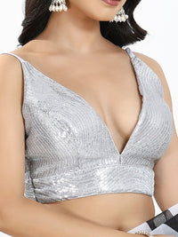 Sequence Spegetti Party Wear Blouse