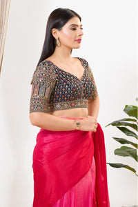 Paisley Embroidered Blouse With Gorgeous Pattern