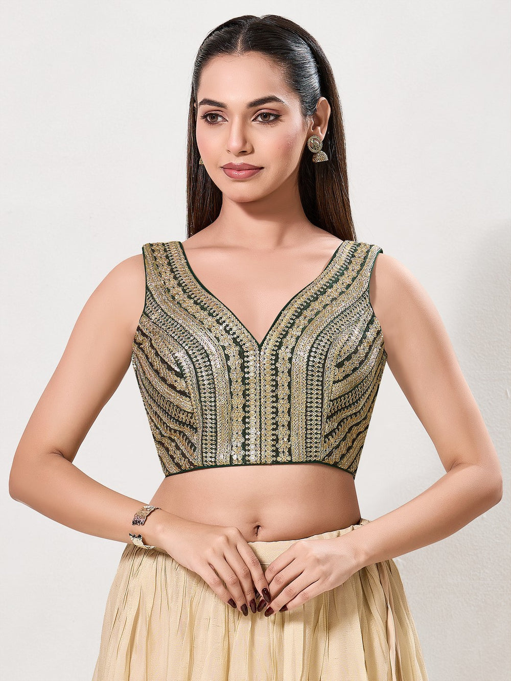 Designer Lace Zari Blouse