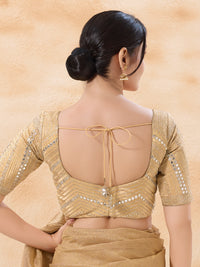 Gold Zari Abhla Blouse