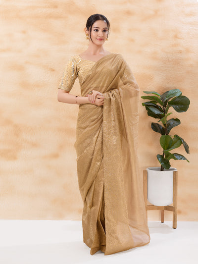 Gold Zari Abhla Blouse