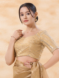 Gold Zari Abhla Blouse