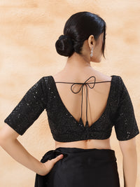 Sequence Yoke Elbow Sleeves Blouse