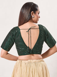 Sequence Yoke Elbow Sleeves Blouse