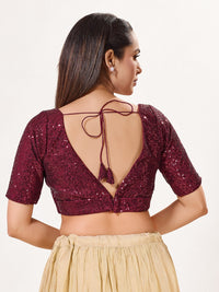 Sequence Yoke Elbow Sleeves Blouse