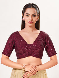 Sequence Yoke Elbow Sleeves Blouse