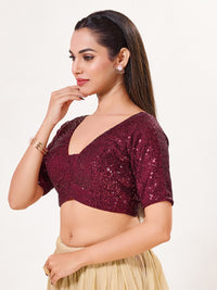 Sequence Yoke Elbow Sleeves Blouse