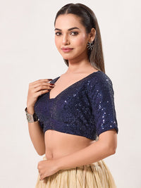Sequence Yoke Elbow Sleeves Blouse