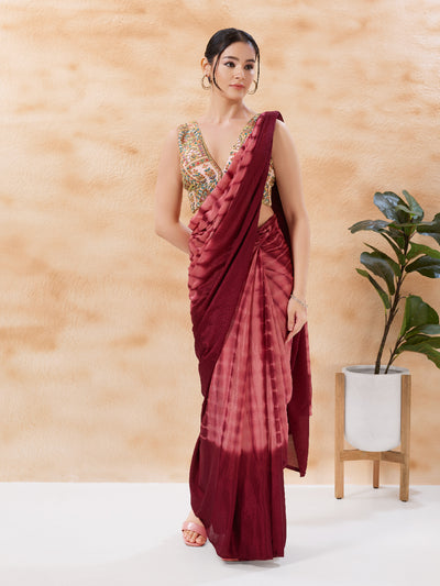 Cordwork Embroidered Sleeveless Blouse