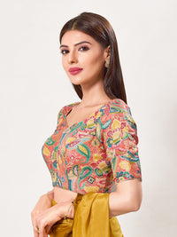 Paisley Paan Neck Festive Blouse