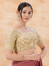 Gold Cut-Dana Embroidered Blouse