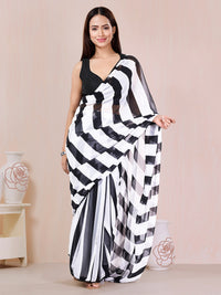 Vamas Satin Stone Work Blacl Partywear Blouse