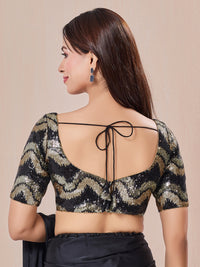Sequence Waves Embroidery Partywear Blouse