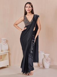 Kashmiri Work Yoke Sleeveless Blouse