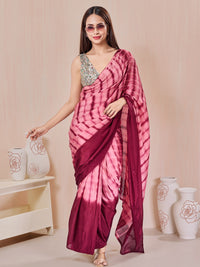 Kashmiri Work Yoke Sleeveless Blouse