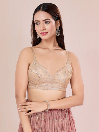 Vamas Cocktail Wear Spegetti Blouse With Buckle Closure