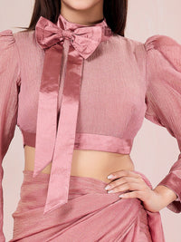 Vamas Brigerton Inspired Bow Full Slevess Blouse
