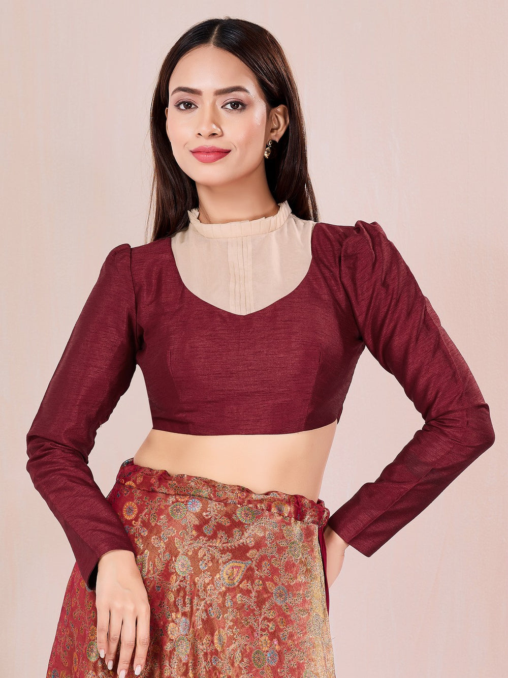 Vamas Brigerton Inspired Royal Silk Blouse