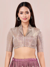 Vamas Brigerton Inspired Brocade Collar Blouse