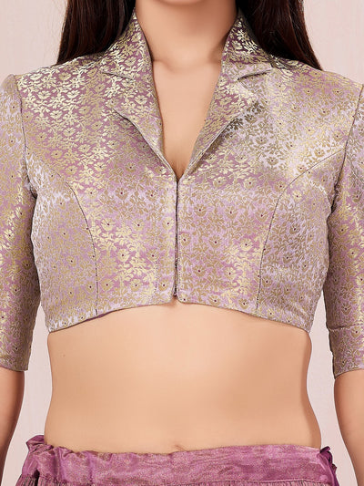 Vamas Brigerton Inspired Brocade Collar Blouse